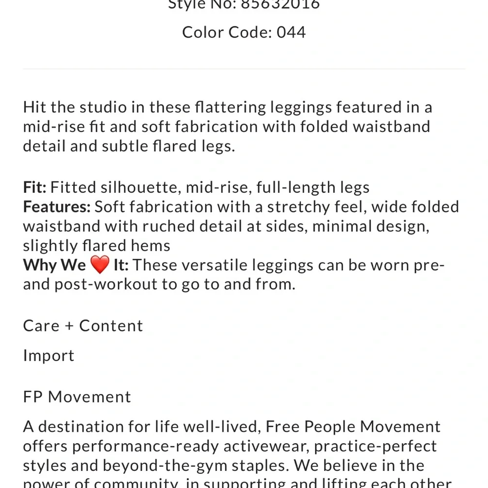 FP Movement Aced It Leggings - Picture 4 of 4